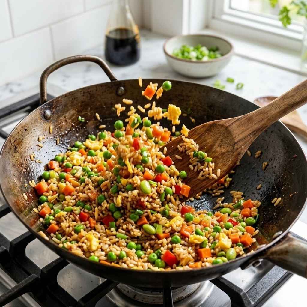 15-Minute Veggie Fried Rice