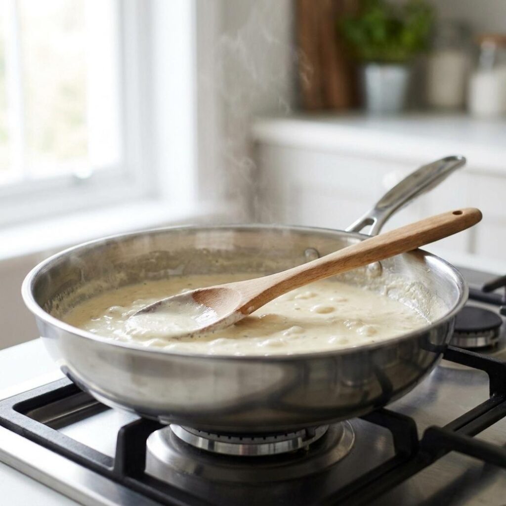 Whisk in the Parmesan Off the Heat