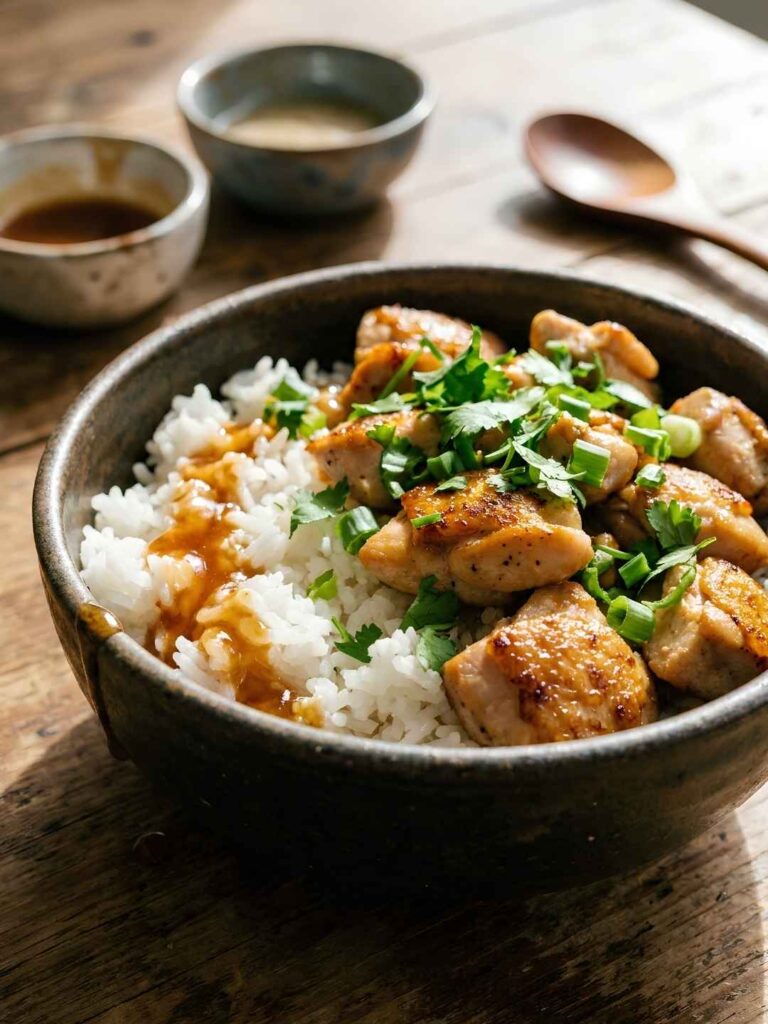 Make Chicken and Rice Bowls With a Sauce Kids Pick Themselves