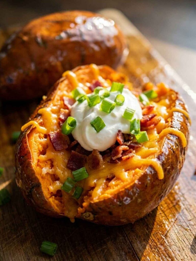 Bake Loaded Sweet Potato Boats Kids Can Customize