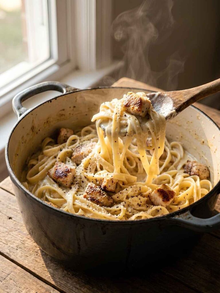 Make One-Pot Chicken Alfredo Without the Restaurant Price Tag