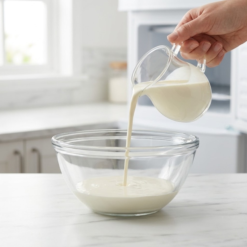 Pour in the Cold Cream