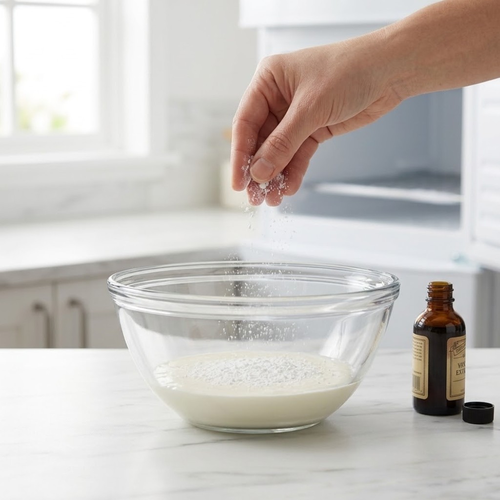 Add Sugar and Vanilla