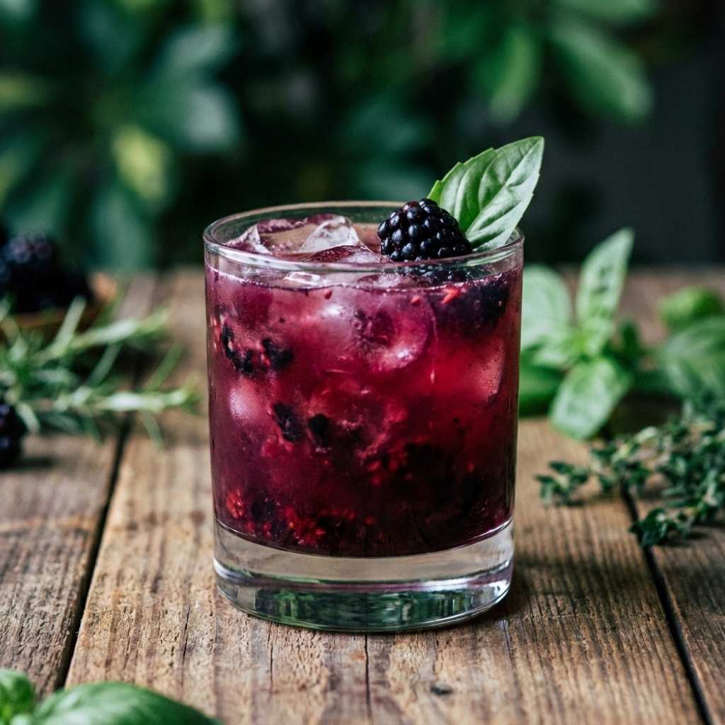 Blackberry Gin Smash