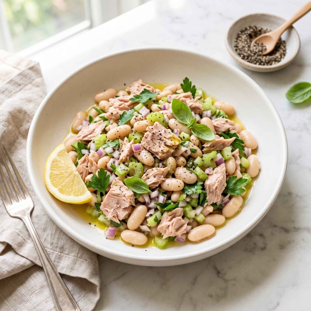 Tuna and White Bean Power Salad