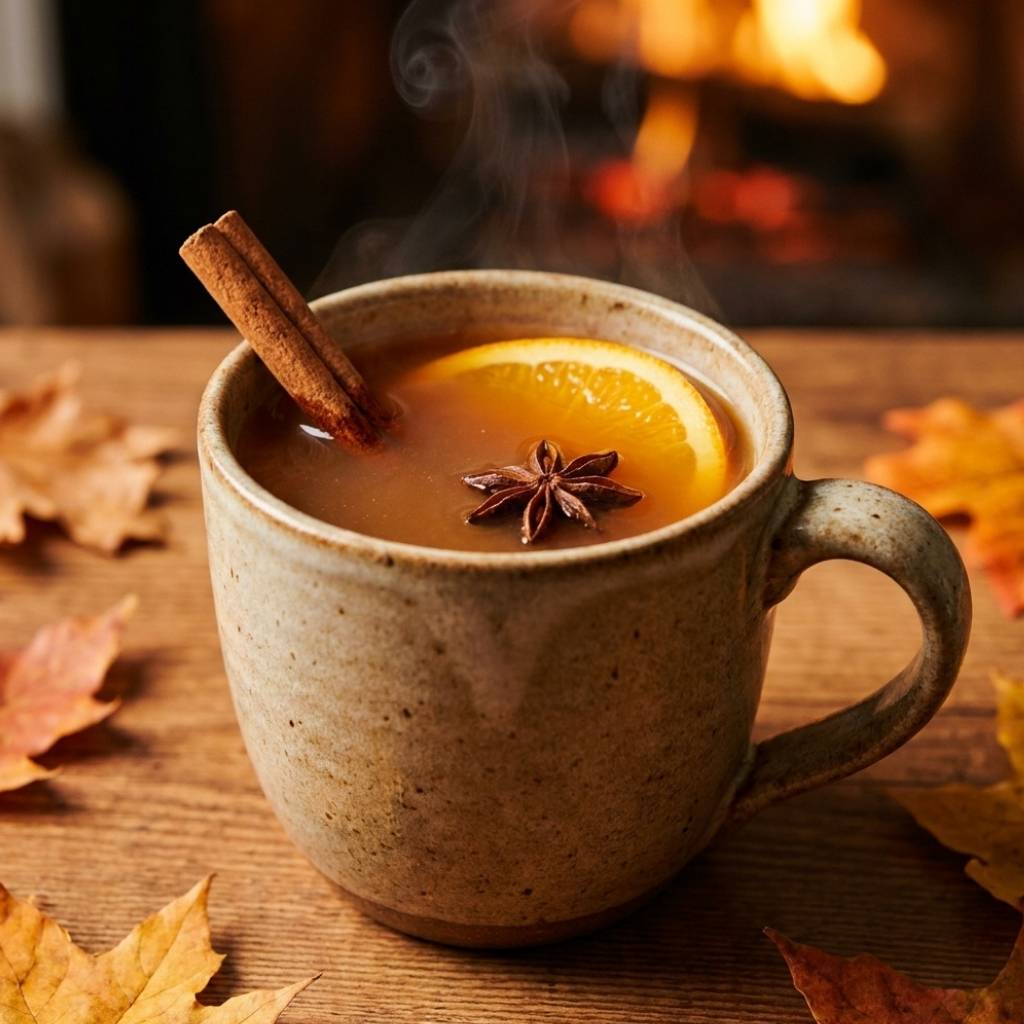 Spiced Apple Cider Cocktail