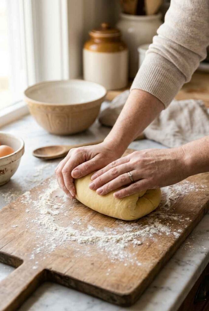 Knead the Dough for 8-10 Minutes Until Smooth