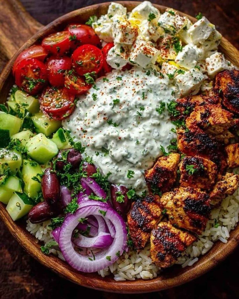 Greek-Inspired Grilled Chicken Bowl