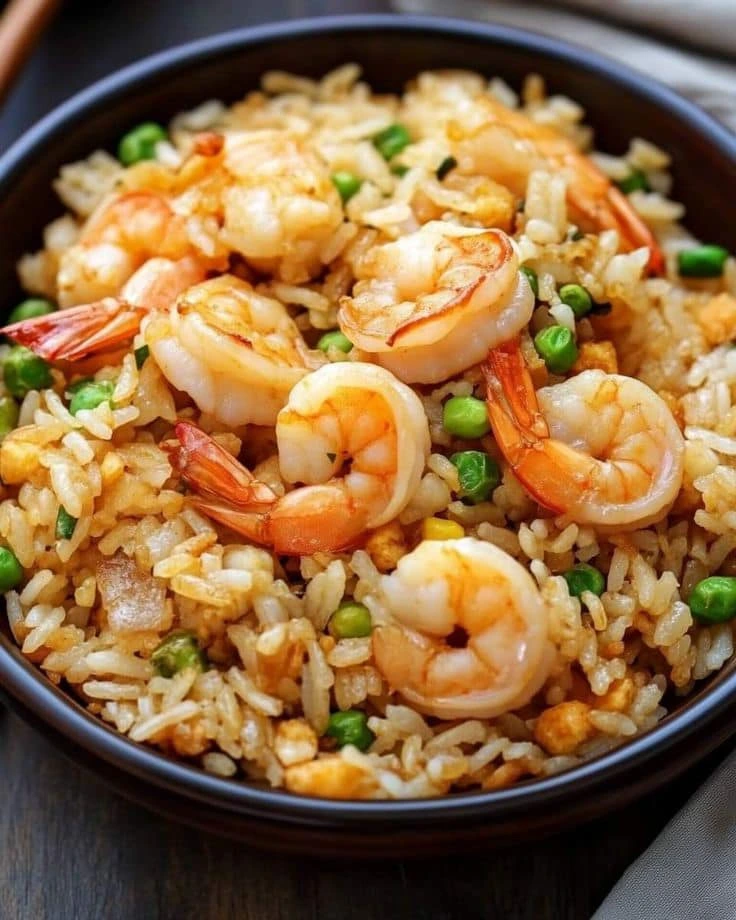 Classic Shrimp and Pea Fried Rice