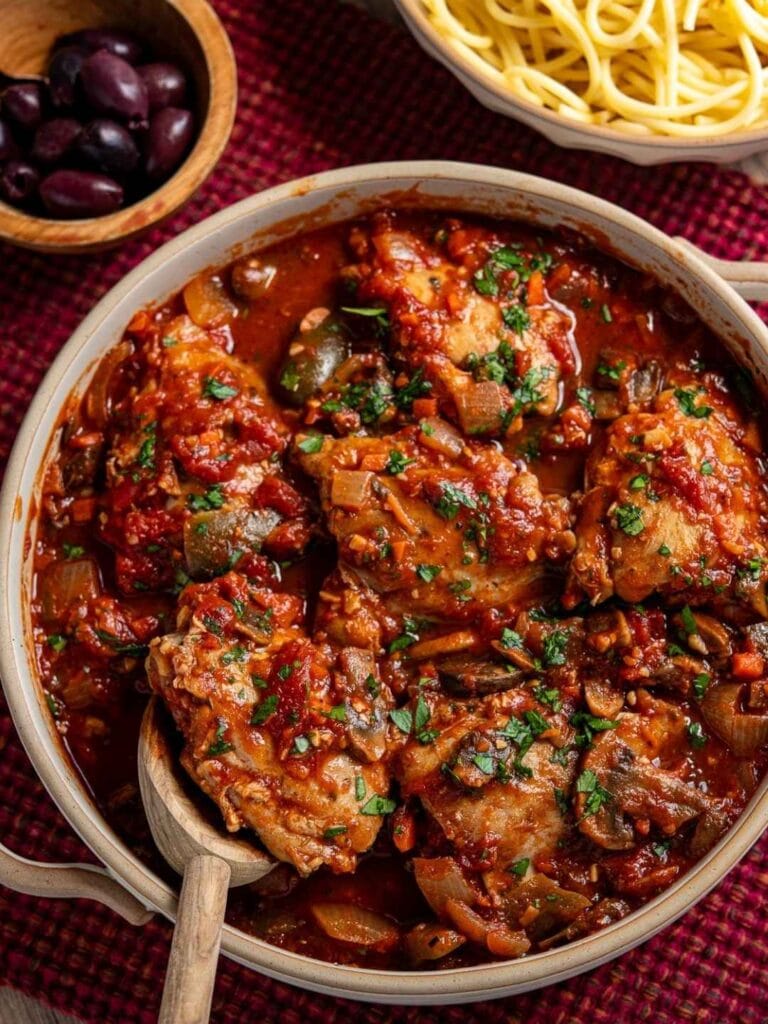 Slow Cooker Chicken Cacciatore