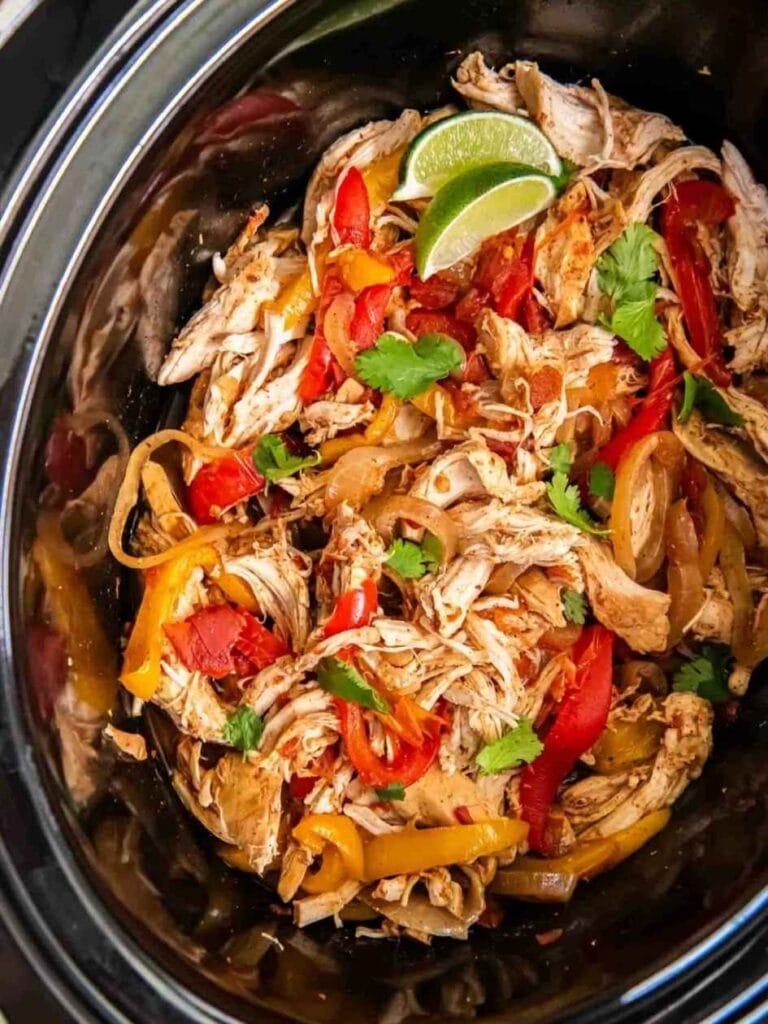 Slow Cooker Chicken Fajitas