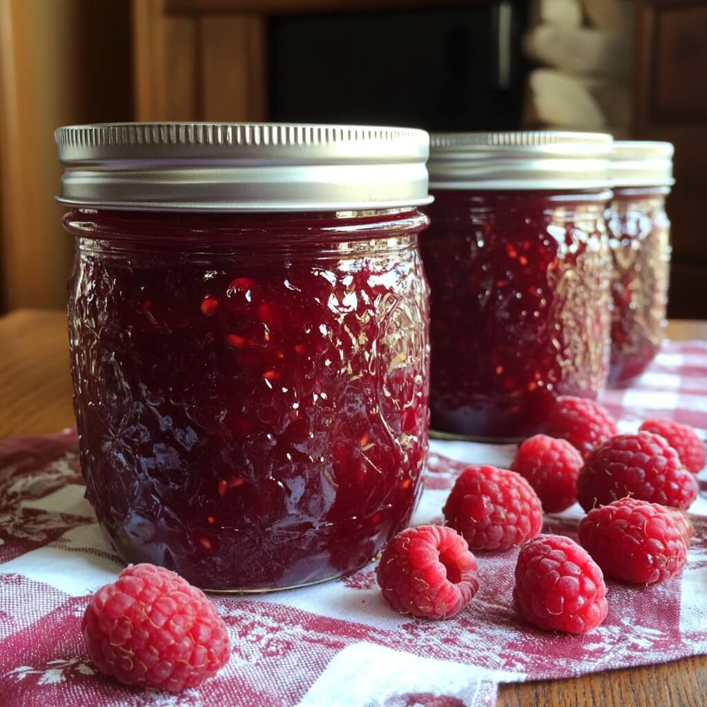 Classic Seed-In Homemade Raspberry Jam