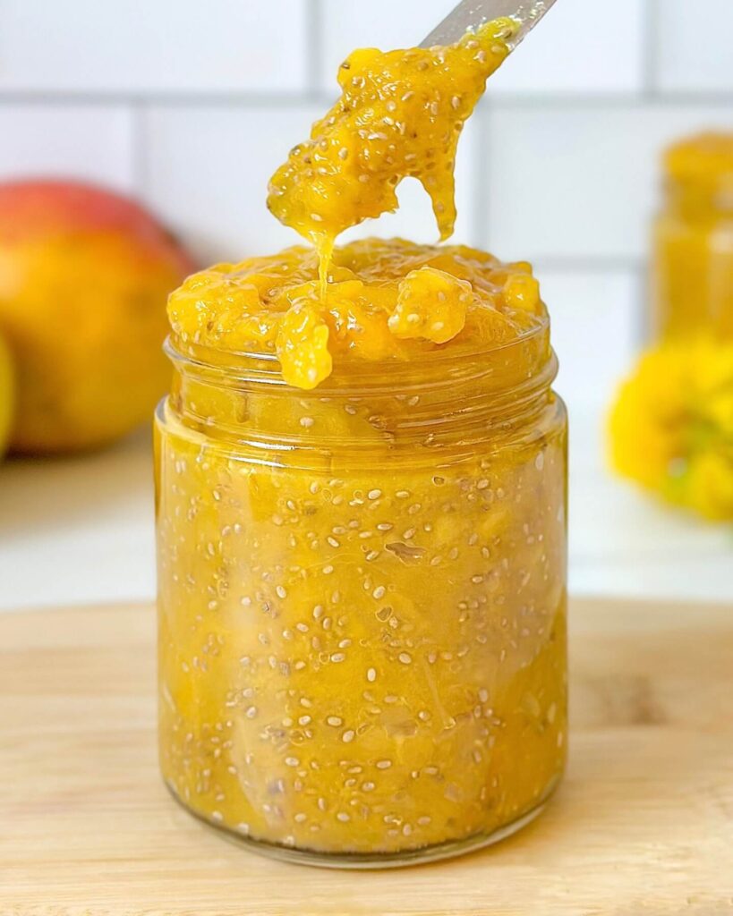Quick No-Pectin Mango Chia Seed Jam