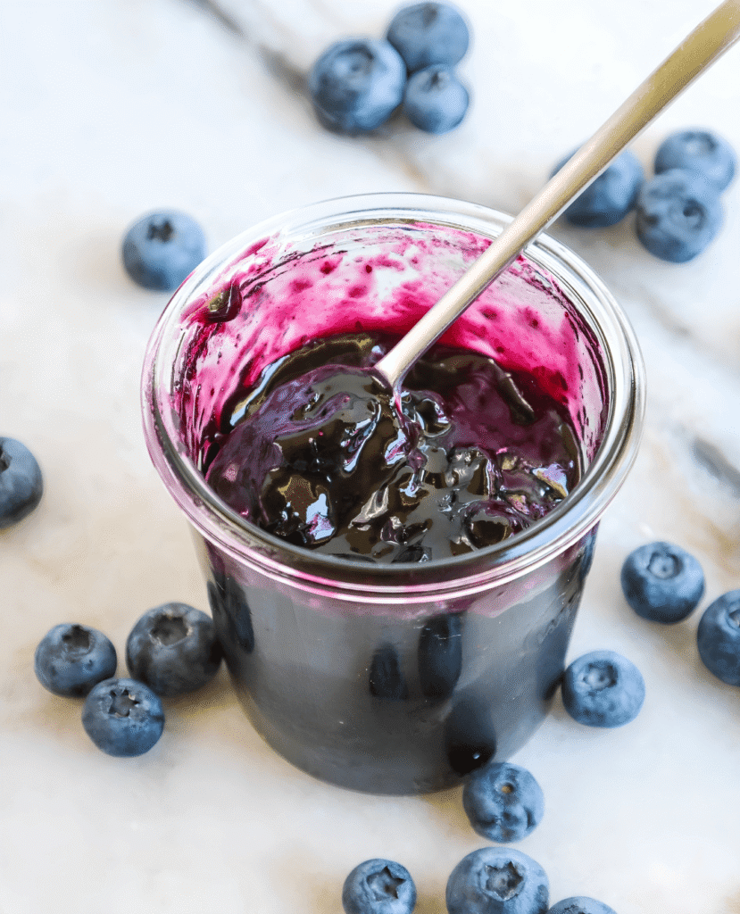 Glossy Small-Batch Blueberry Preserve