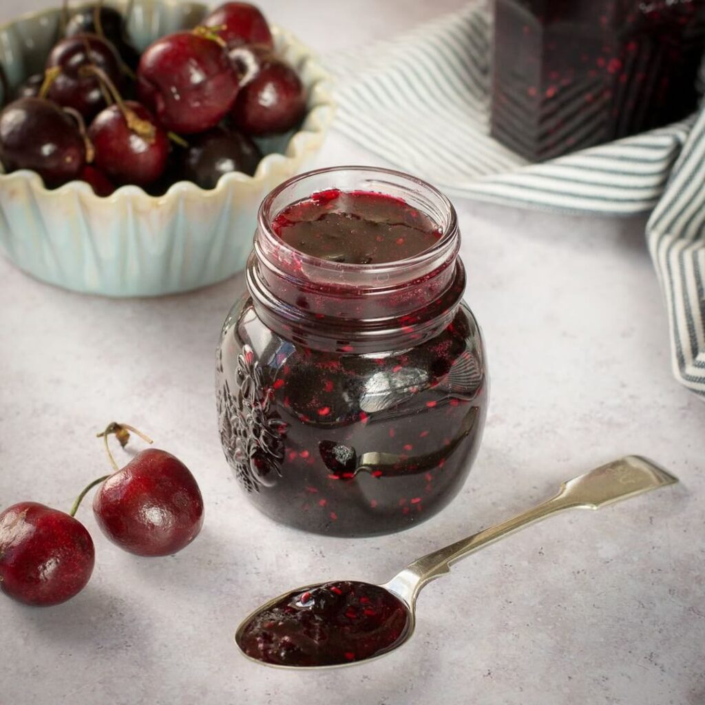 Deep and Rich Morello Cherry Preserve